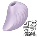 SATISFYER - ESTIMULADOR E VIBRADOR DE PULSO DE AR PEARL DIVER VIOLETA