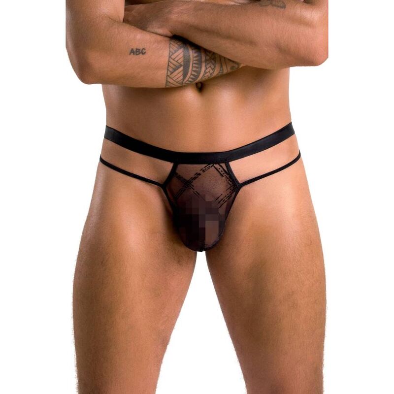 PASSION - 029 COLLIN THONG PRETO L/XL