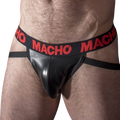 MACHO - MX25RC JOCK COURO VERMELHO L
