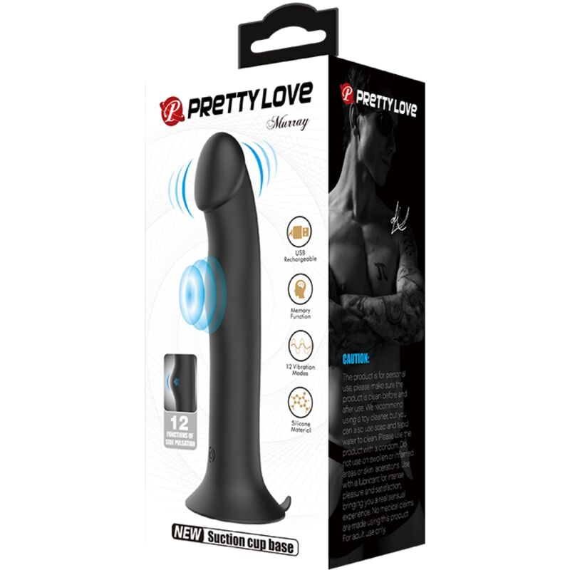 PRETTY LOVE - MURRAY BLACK VIBRADOR E SUCÇÃO CLITÓRICA