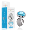 INTENSE - PLUG ANAL DE ALUMÍNIO METAL CORAO AZUL TAMANHO M
