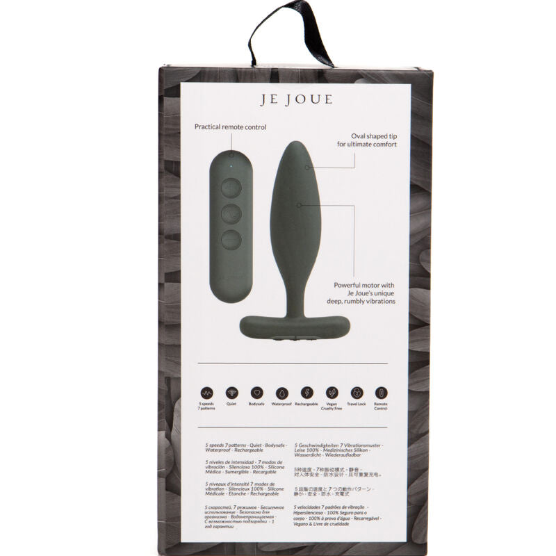 JE JOUE - VIBRADOR VESTA ANAL PLUG PRETO