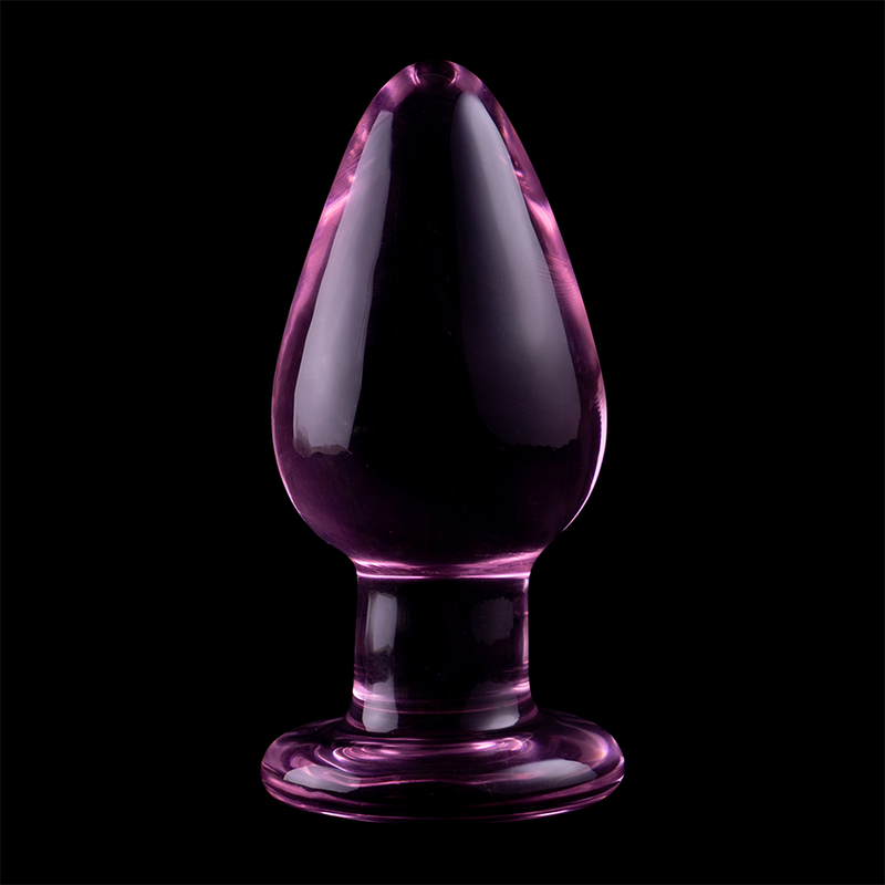 NEBULA SERIES BY IBIZA - MODELO 3 ANAL PLUG VIDRO BOROSILICADO ROSA 11 CM -O- 5 CM