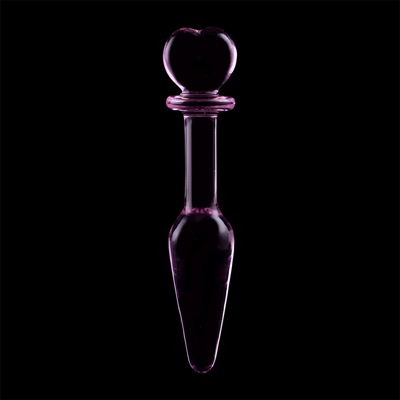NEBULA SERIES BY IBIZA - MODELO 7 ANAL PLUG VIDRO BOROSILICADO ROSA 13.5 CM -O- 3 CM