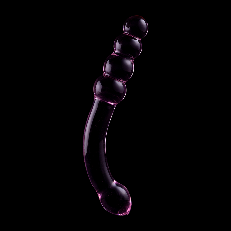 NEBULA SERIES BY IBIZA - MODELO 14 DILDO VIDRO BOROSILICADO ROSA 18.5 CM -O- 3 CM