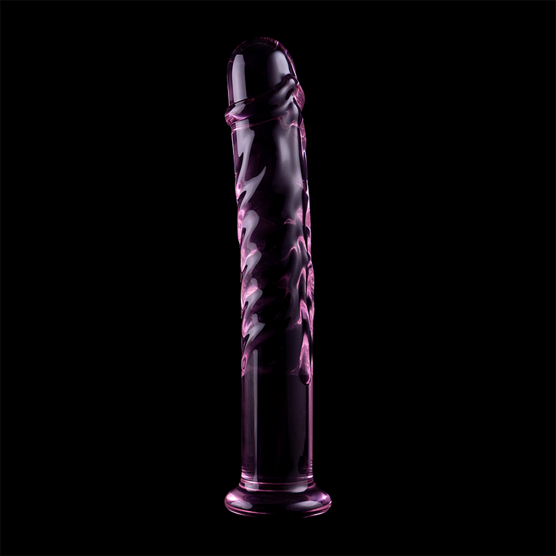 NEBULA SERIES BY IBIZA - MODELO 16 DILDO VIDRO BOROSILICADO ROSA 18.5 CM -O- 3 CM