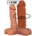 VIRILXL - EXTENSÃO DE PÊNIS DE SILICONE LÍQUIDO V3 MARROM