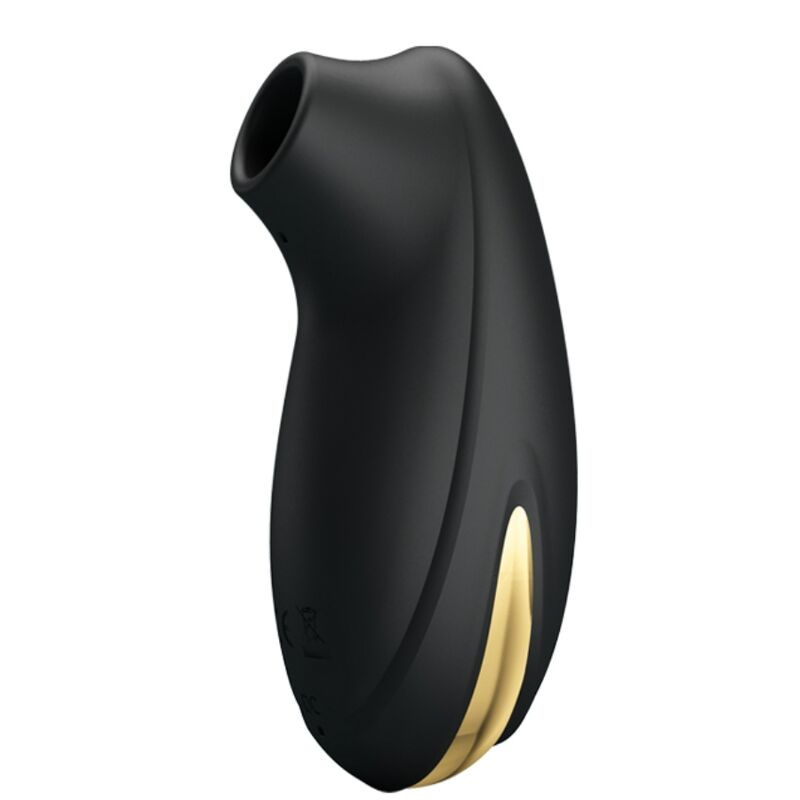 PRETTY LOVE - MASSAGEADOR DE SUCÇÃO RECARREGÁVEL DE LUXO PRETO