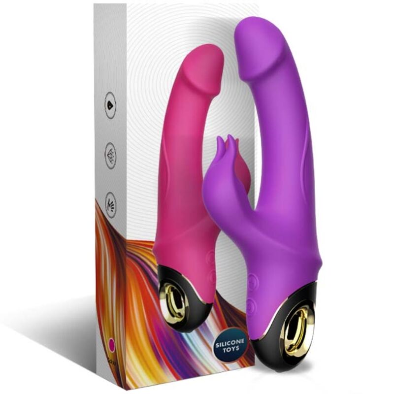 ARMONY - METEROR DILDO VIBRADOR COELHO ROXO
