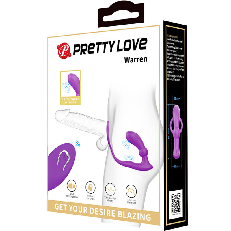 PRETTY LOVE - ANEL WARREN E VIBRADOR ANAL VIOLETA