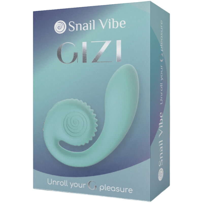 SNAIL VIBE - ESTIMULADOR DUPLO GIZI TURQUESA