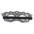 QUEEN LINGERIE - MSCARA DE RENDA FINA PRETA