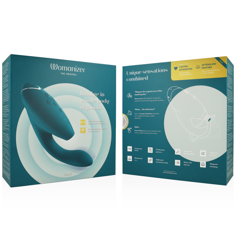 WOMANIZER - DUO 2 ESTIMULADOR BLUE PETROL