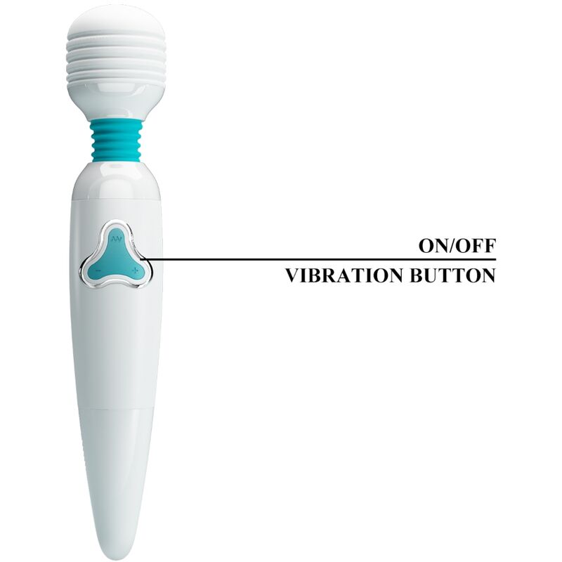 PRETTY LOVE - VIBRADOR CLOUD WAND 7 VIBRAÇÕES BRANCO