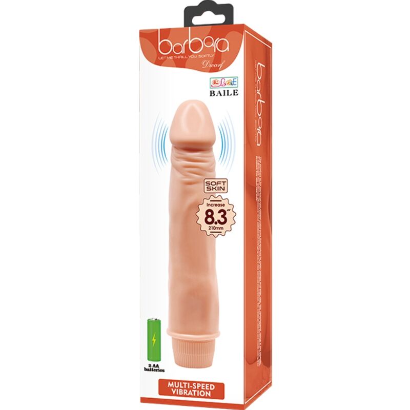 BAILE - VIBRADOR REALISTA ANÃO 21 CM CARNE