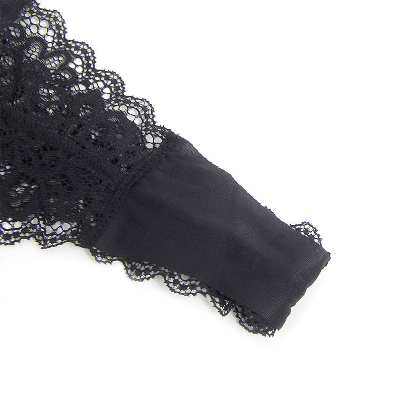 SUBBLIME - 955458 BODY COURO PRETO COM ZÍPER S/M