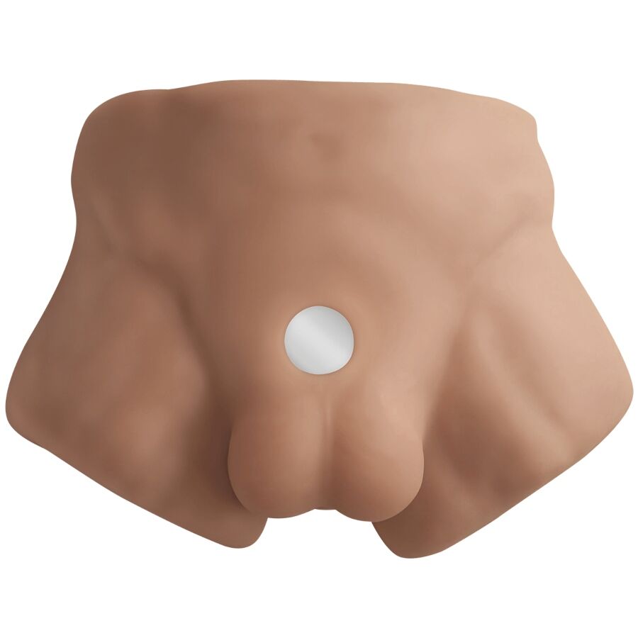 SILEXD - APOLLO S REALISTA MEIO TORSO MASCULINO CARAMELO