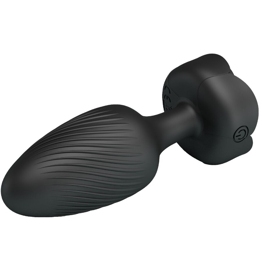 PRETTY LOVE - OSBORN PLUG ANAL COM LUZ LED PRETO 9,8 CM