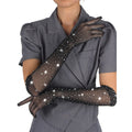 SUBBLIME - 957469 LUVAS SHINE TRANSPARENTES PRETAS S/M
