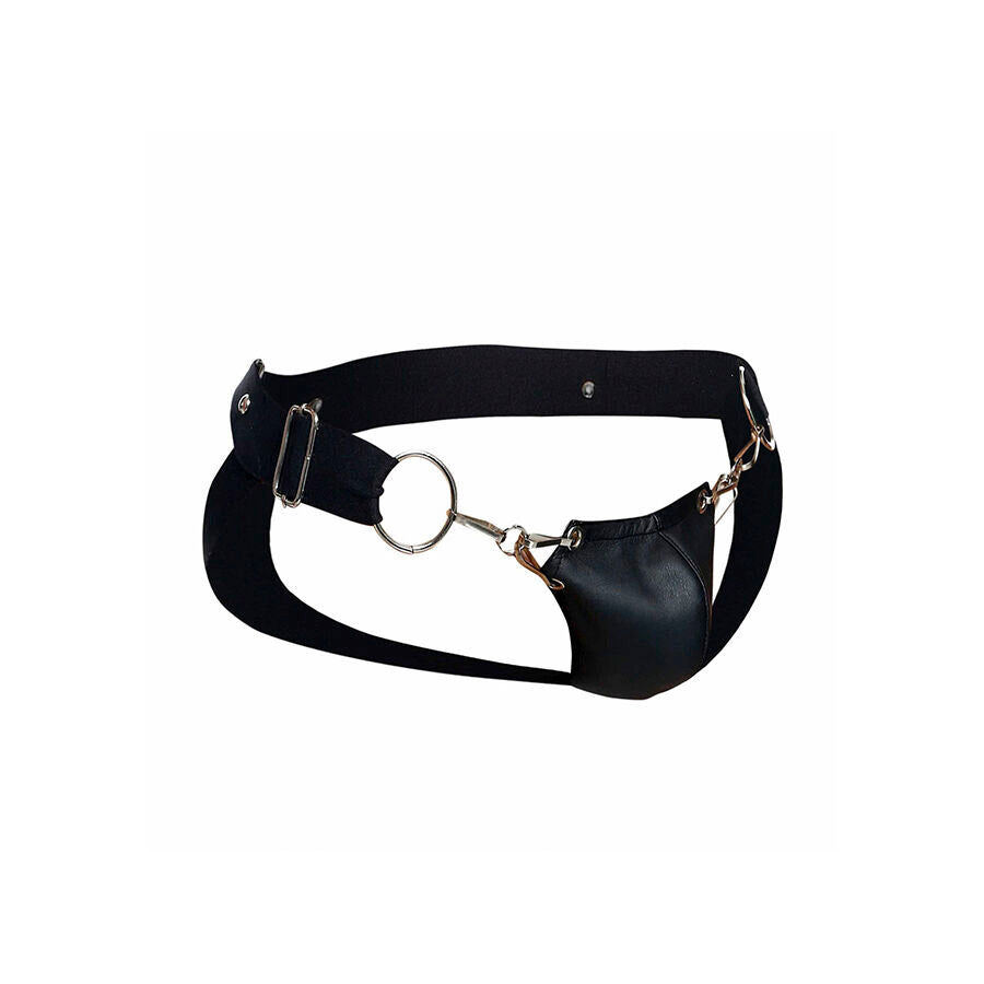 MOB - DNGEON JOCKSTRAP PRETO PRESSÃO TAMANHO ÚNICO
