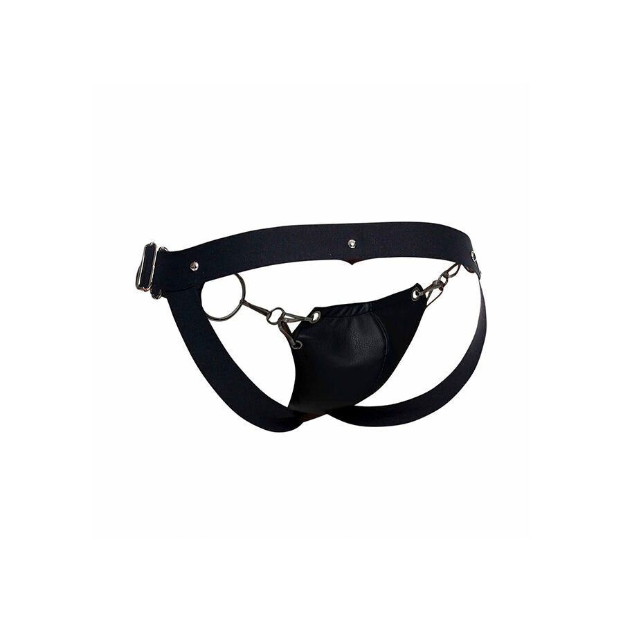 MOB - DNGEON JOCKSTRAP PRETO PRESSÃO TAMANHO ÚNICO