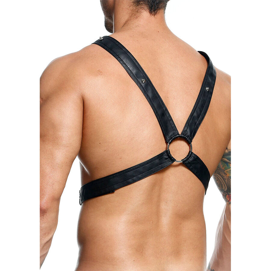 MOB - DNGEON CROSSED BLACK CHAIN HARNESS TAMANHO ÚNICO