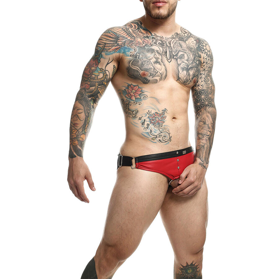 MOB - DNGEON JOCKSTRAP ANEL DE PÉNIS VERMELHO TAMANHO ÚNICO