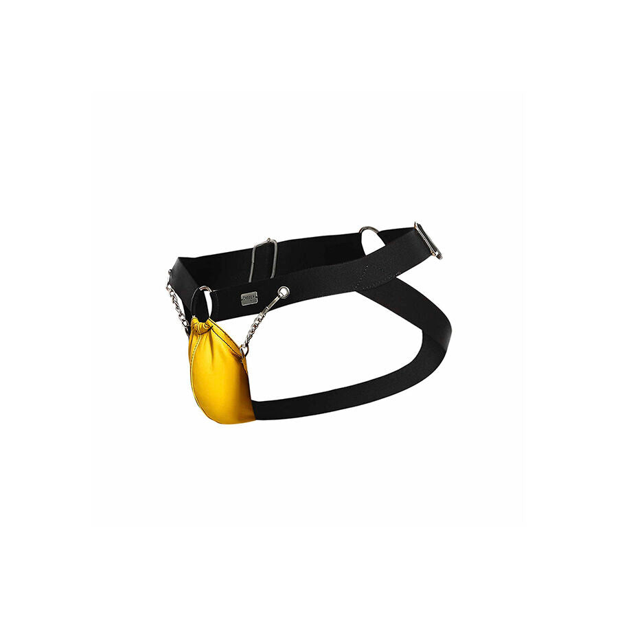 MOB - DNGEON AMARELO JOCKSTRAP COM CORRENTES TAMANHO ÚNICO