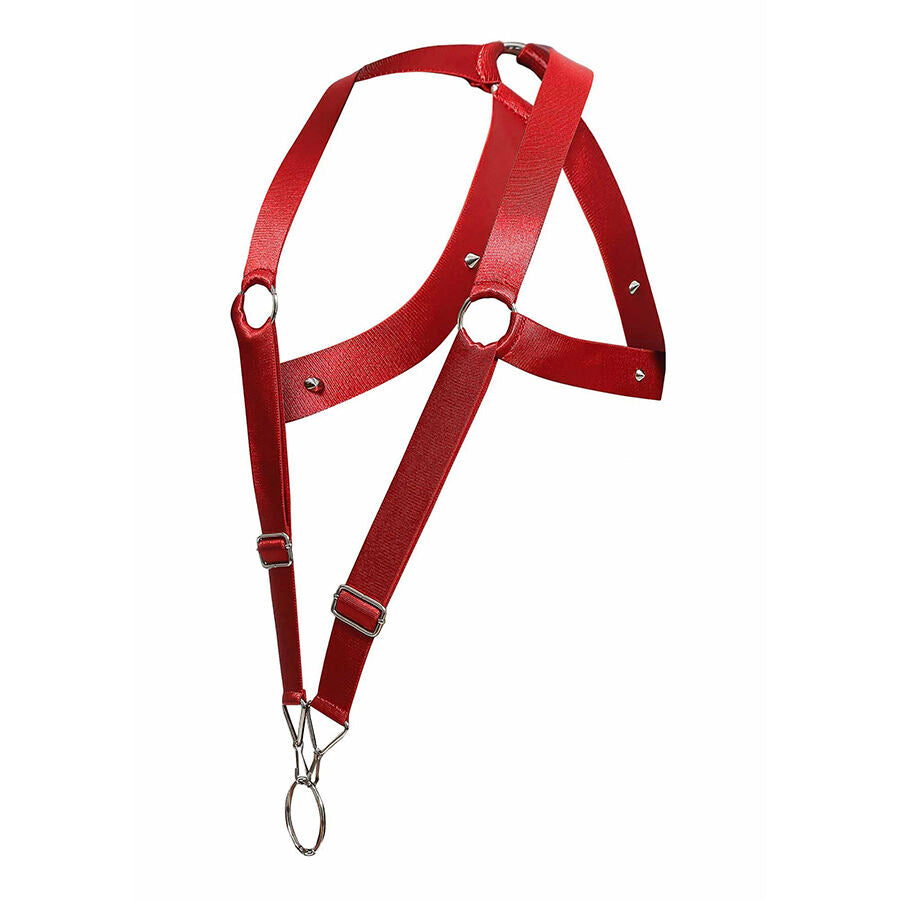 MOB - DNGEON CROSS BACK HARNESS VERMELHO TAMANHO ÚNICO