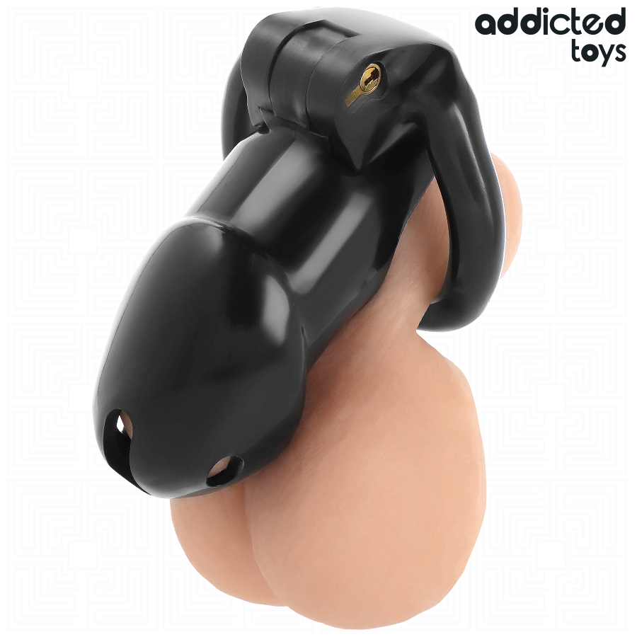 ADDICTED TOYS LOCKED - GAIOLA PENIANA MINDNIGHT CELL, TAMANHO L