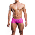 MOB - BOXER DE RENDA ROSA TAMANHO P/M