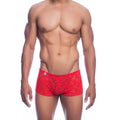 MOB - BOXER DE RENDA VERMELHA TAMANHO P/M