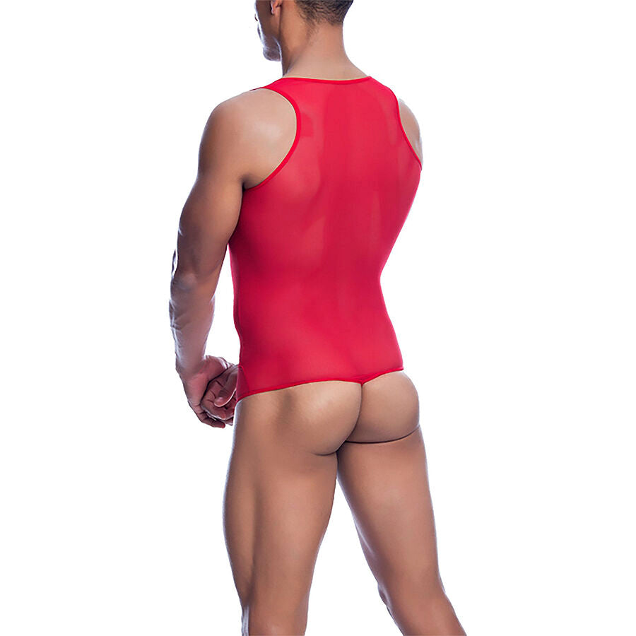 MOB - VERMELHO TRANSPARENTE BODYSHEER TAMANHO P/M