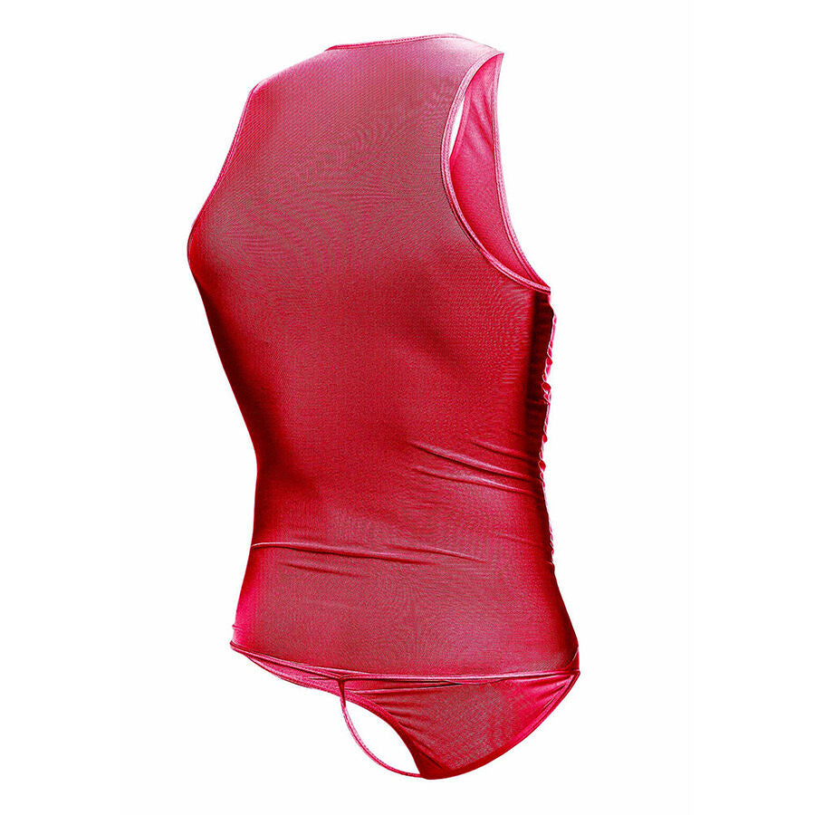 MOB - BODYSHEER VERMELHO TRANSPARENTE TAMANHO L/XL