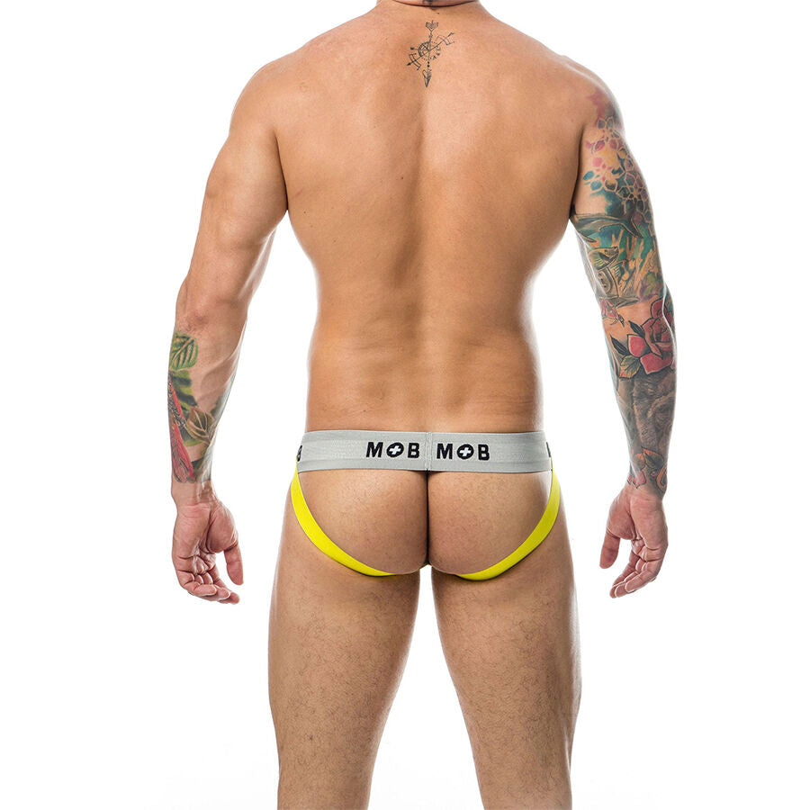 MOB - CALÇA CLASSIC JOCK STRIPE AMARELA TAMANHO G