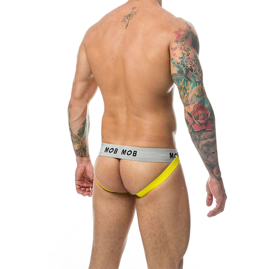 MOB - CALÇA CLASSIC JOCK STRIPE AMARELA TAMANHO G
