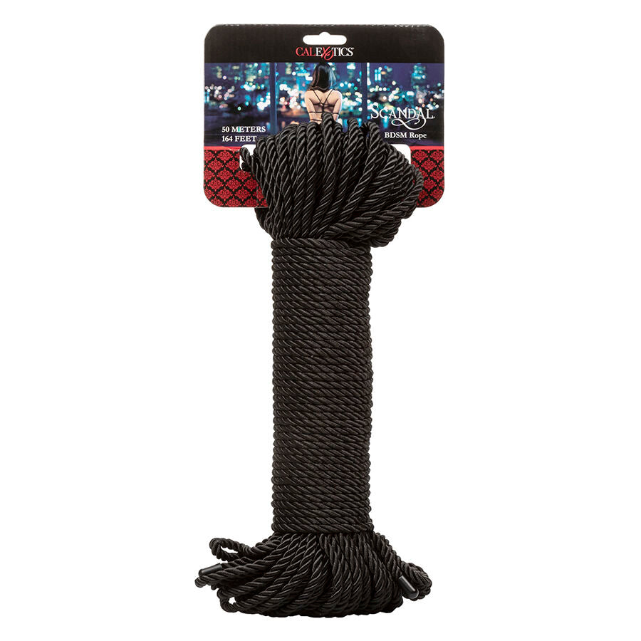 CALEXOTICS - SCANDAL CORDA BDSM PRETA 50 M