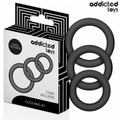 ADDICTED TOYS - CONJUNTO DE ANÉIS DE SILICONE MODELO 1