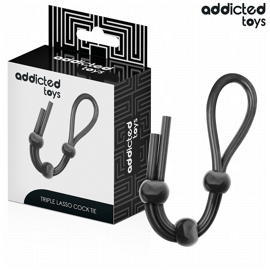ADDICTED TOYS - CORDA DE SILICONE PARA O PÊNIS DE TRIPLO LOOP