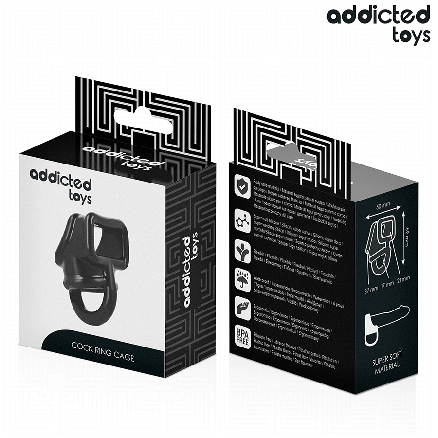 ADDICTED TOYS - ANEL DE GAIOLA PARA PÊNIS