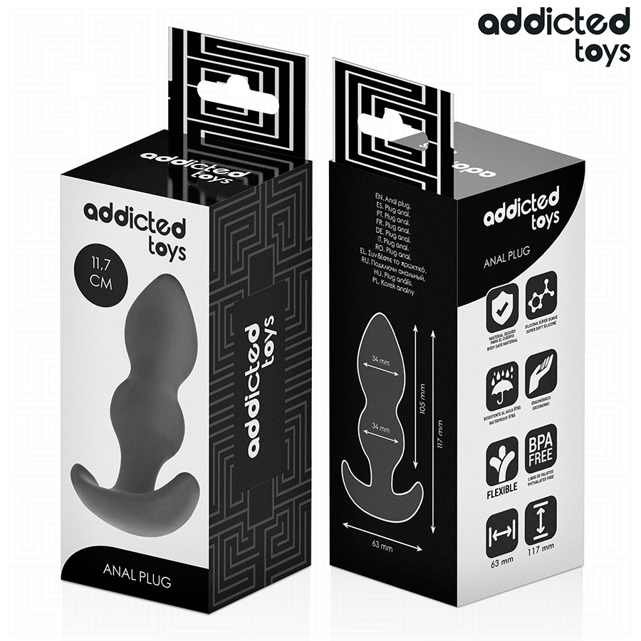 ADDICTED TOYS - PLUG ANAL TAMANHO L 11,7 CM