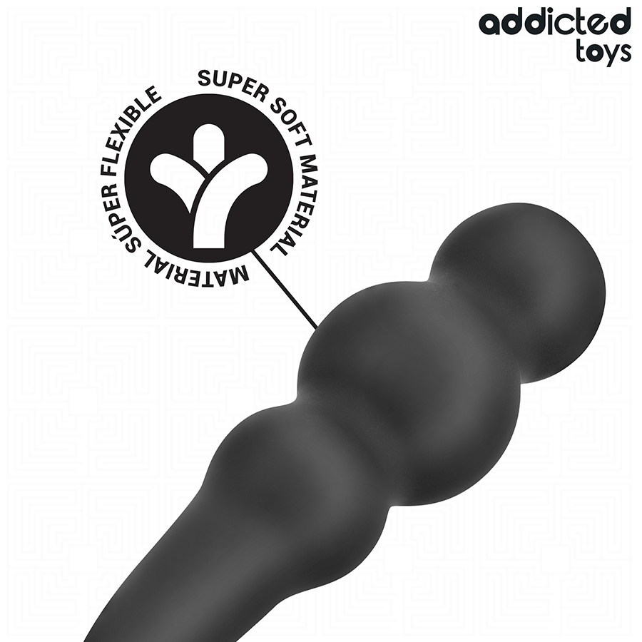 ADDICTED TOYS - PLUG ANAL COM ANEL MODELO 1