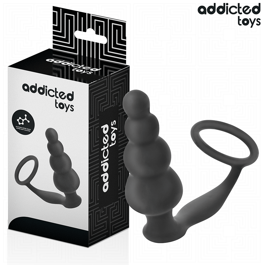 ADDICTED TOYS - PLUG ANAL COM ANEL MODELO 5