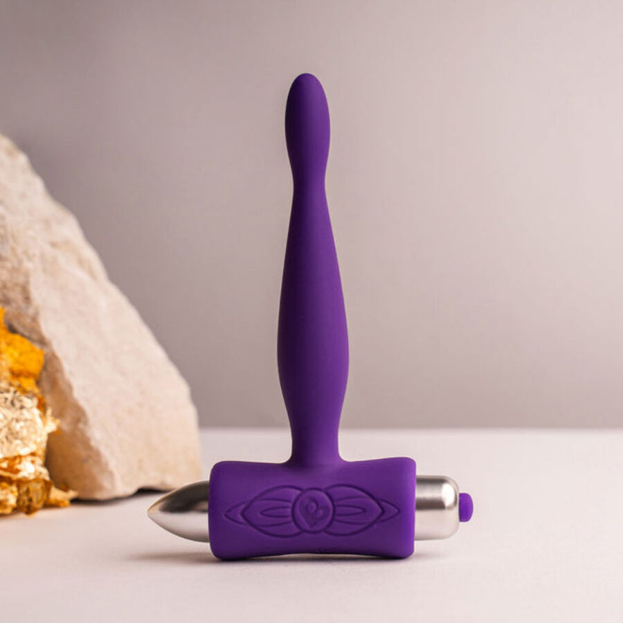 ROCKS-OFF - PETITE SENSATIONS TEAZER PLUG ANAL VIBRADOR ROXO