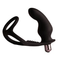 ROCKS-OFF - PLUG ANAL RO-ZEN RRO COM ANEL VIBRATÓRIO PARA PÊNIS PRETO