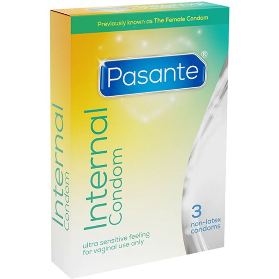 PASANTE - PRESERVATIVO INTERNO SEM LÁTEX 3 UNIDADES