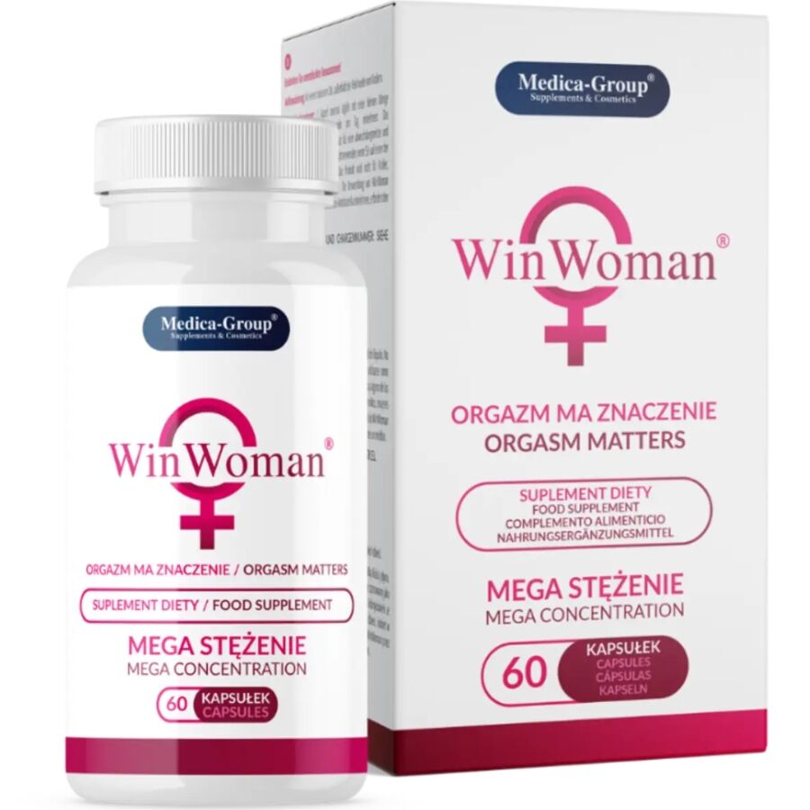MEDICA GROUP - WIN WOMAN LIBIDO ENLARGEMENT 60 CÁPSULAS