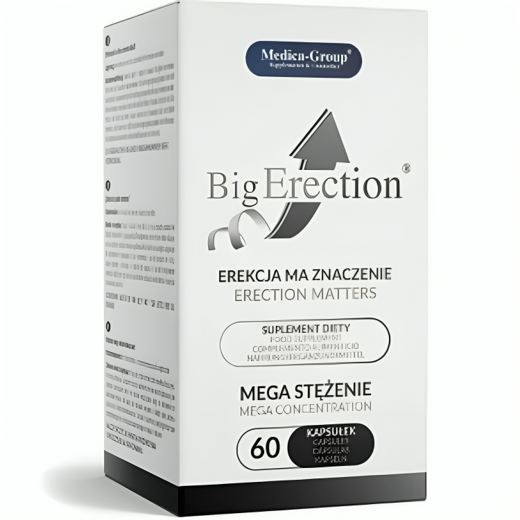 MEDICA GROUP - MELHORADOR DE EREÇÃO PARA HOMENS 60 CÁPSULAS