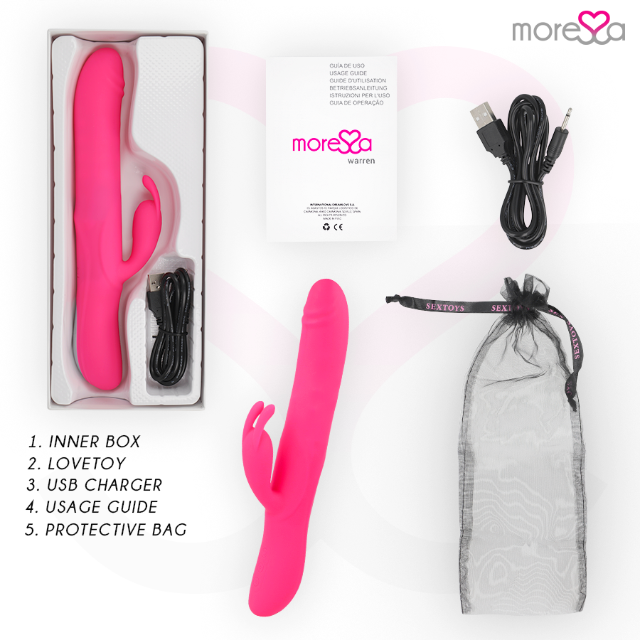 MORESSA - WARREN PREMIUM SILICONE RECARREGVEL