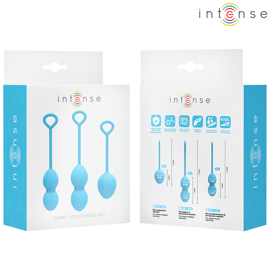 INTENSE - KIT CHARLI KEGEL BALL AZUL